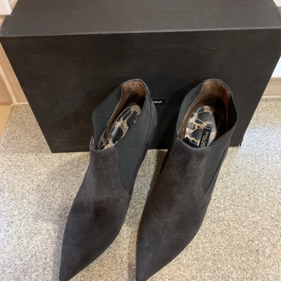 Dolce & Gabbana Ankle Boots, Grey, Size 40, NWB - Picture 3 of 8